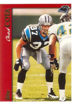 Chad Cota Carolina Panthers 1997 Topps NFL #169